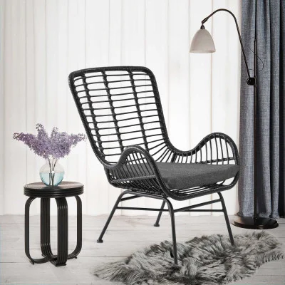 CHAIR IKARO 2, BLACK / GRAY